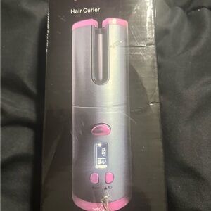 Pink and Gray Hair Curler
